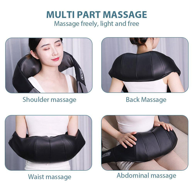 Multifunctional Electric Shiatsu Neck Back Massager with Soothing Heat - AthleticResolution